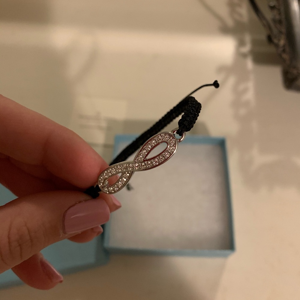 Touchstone Swarovski infinity bracelet - new